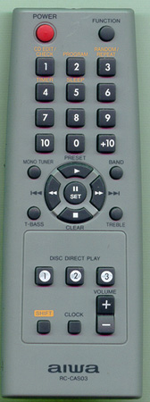 AIWA 8CNF8702010 RCCAS03 Genuine  OEM original Remote