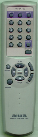 AIWA 8ZCDK962010 RCZAT02 Genuine  OEM original Remote