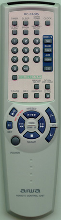 AIWA 8ZNFV705010 RCZAS15 Genuine  OEM original Remote