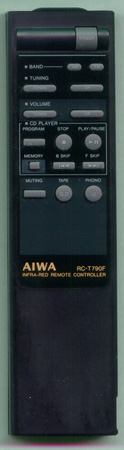 AIWA RC-T790F RCT790F Genuine  OEM original Remote