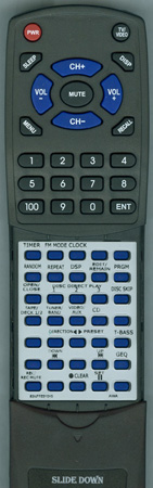 AIWA 83NFF621010 RCTN5200EXU replacement Redi Remote