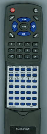 AIWA 86CT4951010 RC6AT01 replacement Redi Remote