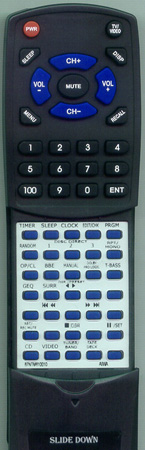 AIWA 87NTM610010 RC7AS11 replacement Redi Remote