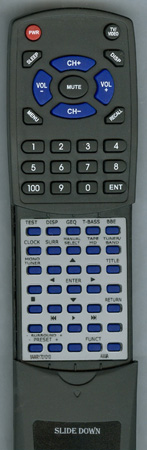 AIWA 8AAR1701010 RCAAR01 replacement Redi Remote