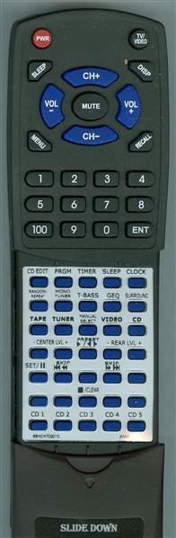 AIWA 8BNCK702010 RCBAS10 replacement Redi Remote