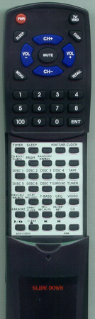 AIWA 8ZNFV702010 RCZAS05 replacement Redi Remote