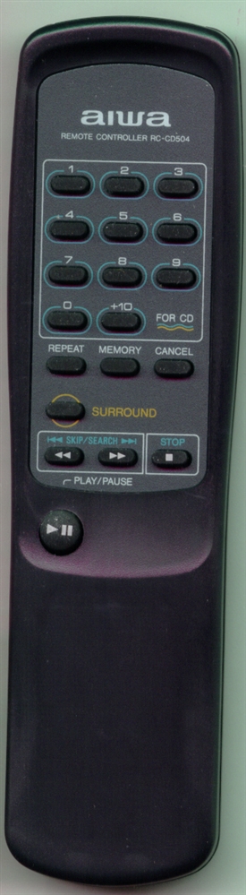 AIWA SRCCD504000 RCCD504 Refurbished Genuine OEM Original Remote