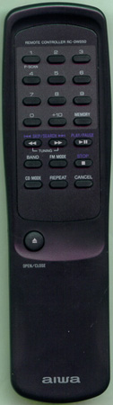 AIWA SRCDW550000 Genuine  OEM original Remote