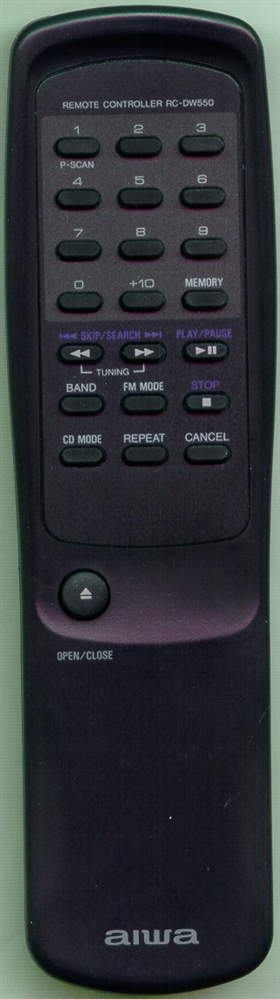 AIWA SRCDW550000 Refurbished Genuine OEM Original Remote