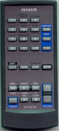 AIWA U-0004-231-U RCBAT10 Genuine  OEM original Remote