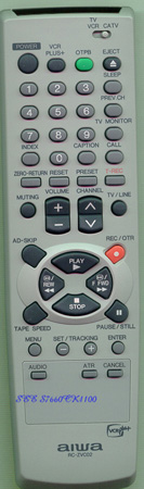AIWA U-0034-599-U RCZVC02 Genuine  OEM original Remote