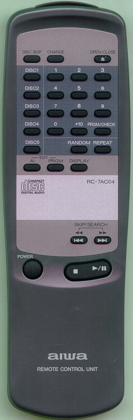 AIWA U-0047-468-U RC7AC04 Refurbished Genuine OEM Original Remote