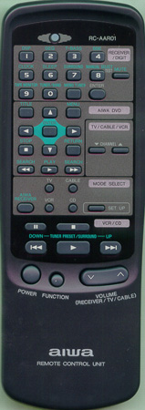 AIWA U-0047-520-U RCAAR01 Genuine  OEM original Remote