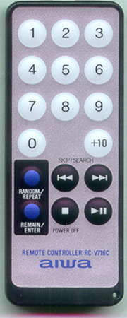 AIWA 8AHC4101010 RCV716C Genuine OEM original Remote