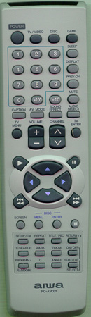 AIWA U-0057-284-U RCAVC01 Genuine  OEM original Remote