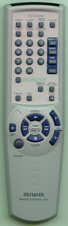 AIWA U-0089-284-U RCZAS10 Genuine  OEM original Remote