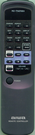 AIWA U-0101-704-U RCTN270EX Genuine  OEM original Remote