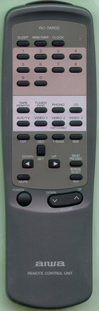 AIWA U-0121-243-U RC7AR02 Genuine  OEM original Remote