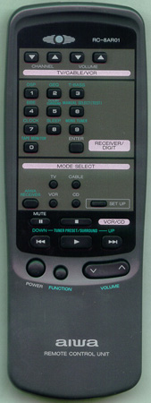 AIWA U-0151-027-U RC8AR01 Genuine  OEM original Remote