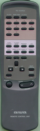 AIWA U-0151-059-U RC8AR03 Genuine  OEM original Remote