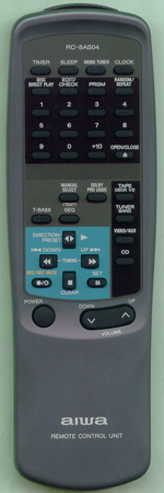 AIWA U-0157-635-U RC8AS04 Genuine  OEM original Remote
