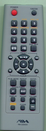 AIWA 1-477-842-11 RM-Z20004 Genuine OEM original Remote