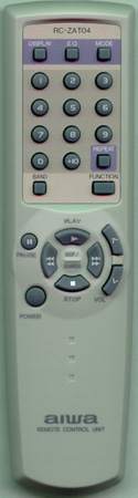AIWA 8ZCK4952010 RC-ZAT04 Genuine  OEM original Remote