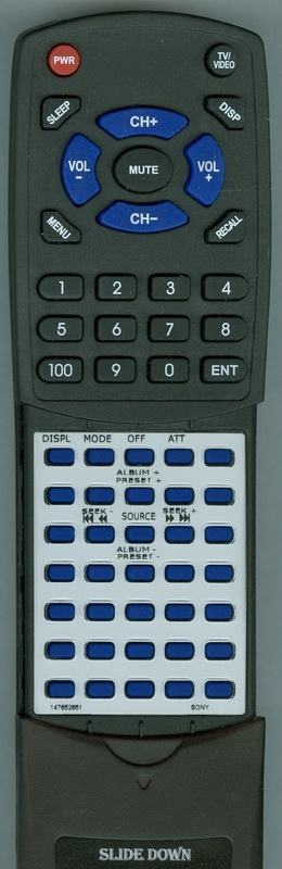 AIWA 1-476-526-51 RM-Z304 replacement Redi Remote