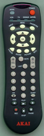AKAI A00064 Genuine  OEM original Remote