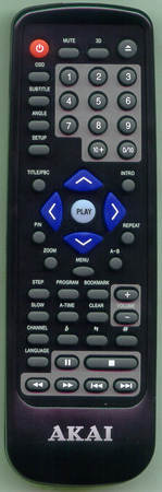 AKAI DVD200BL Genuine  OEM original Remote