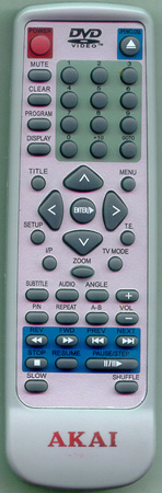 AKAI DVDP5851 Genuine  OEM original Remote
