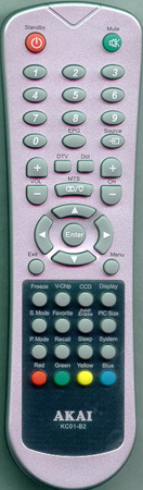 AKAI E7501-056102 KC01B2 Genuine OEM original Remote