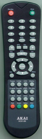 AKAI E7501-056108 KC01B6 Genuine  OEM original Remote