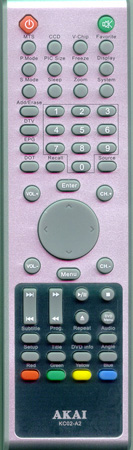 AKAI E7501-061001 KC02A2 Genuine  OEM original Remote