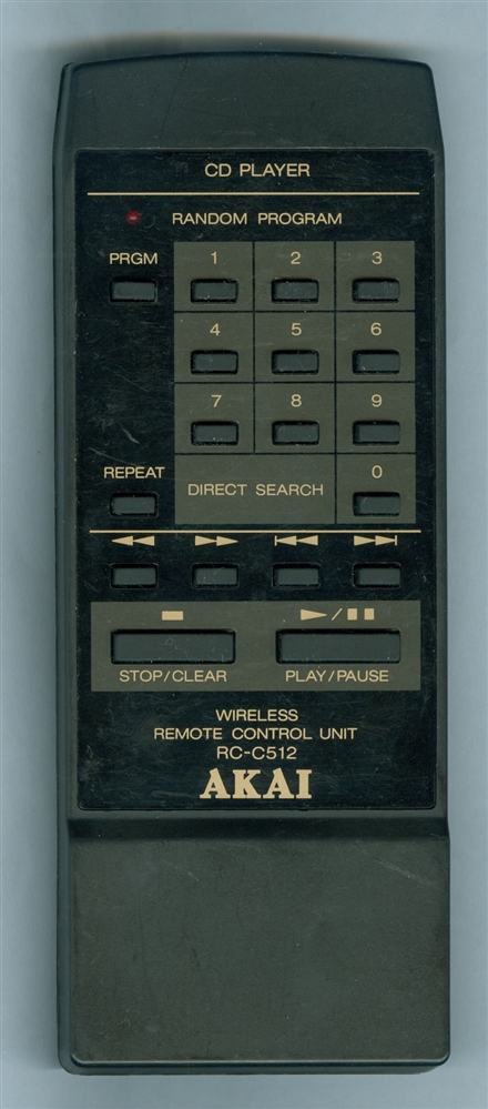 AKAI RC-C512 RCC512 Refurbished Genuine OEM Original Remote