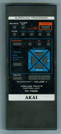 AKAI RC-P302 RCP302 Genuine  OEM original Remote