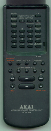 AKAI RC-V10A RCV10A Genuine  OEM original Remote
