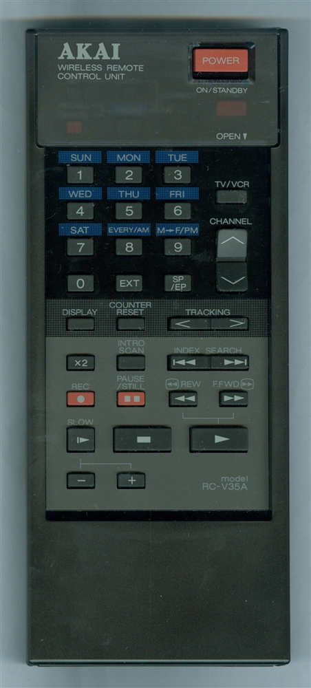 AKAI RC-V35A RCV35A Refurbished Genuine OEM Original Remote