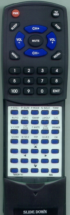AKAI 790-002517-A1 replacement Redi Remote