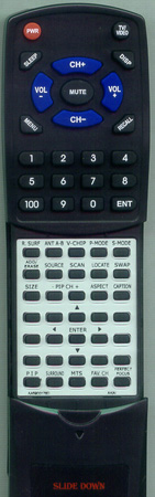 AKAI AA59-00176D 00176 replacement Redi Remote