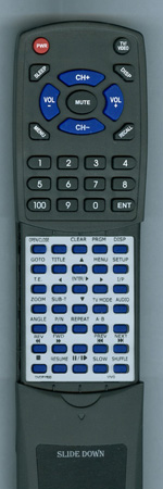 AKAI DVDP5851 replacement Redi Remote
