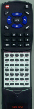 AKAI DVDS3500P replacement Redi Remote