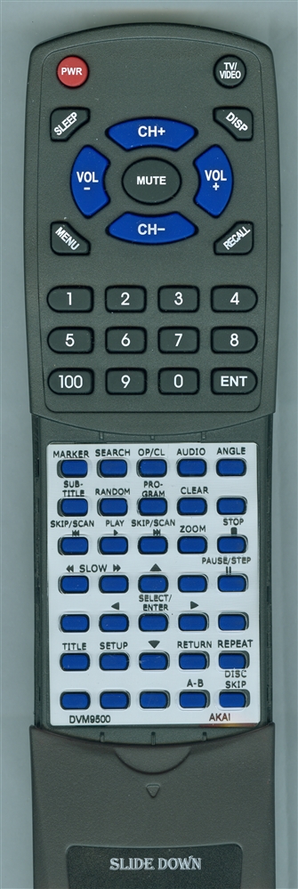 AKAI DVM9500 replacement Redi Remote