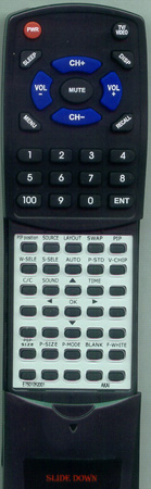 AKAI E7501-052001 replacement Redi Remote