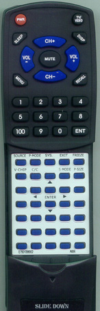 AKAI E7501-056002 KC01D1 replacement Redi Remote