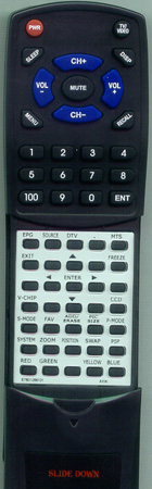 AKAI E7501-056101 KC01C2 replacement Redi Remote