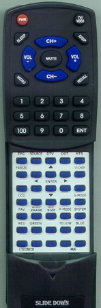 AKAI E7501-056108 KC01B6 replacement Redi Remote