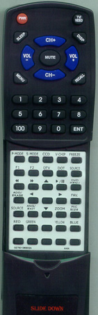 AKAI GE7501-063002A KC02D2 replacement Redi Remote