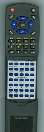AKAI RC-A905 RCA905 replacement Redi Remote
