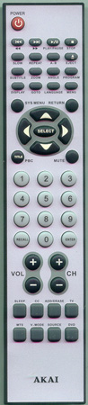 AKAI WIR350001-EQ01 Genuine  OEM original Remote